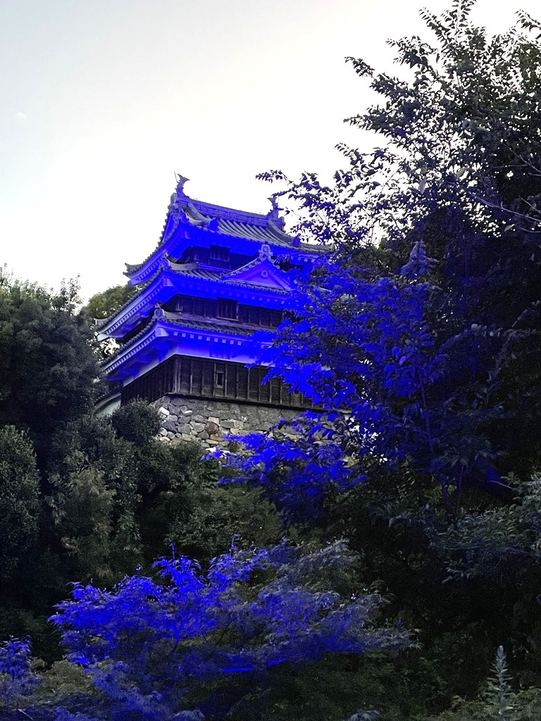 ライトアップ写真修正後